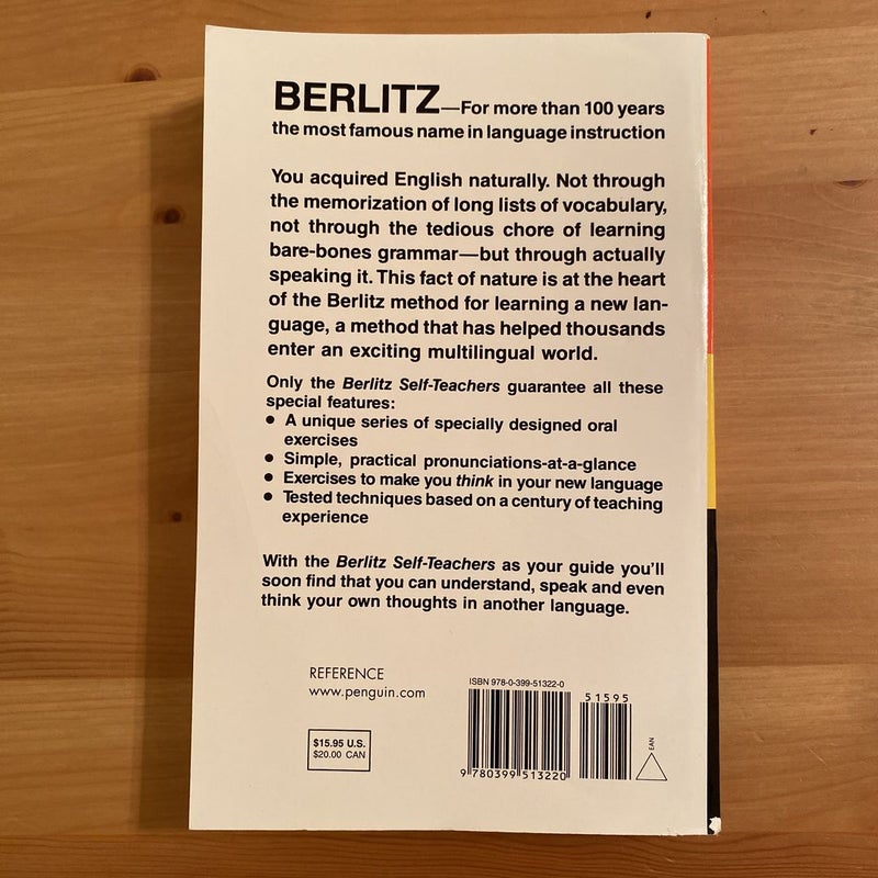 The Berlitz Self-Teacher -- German