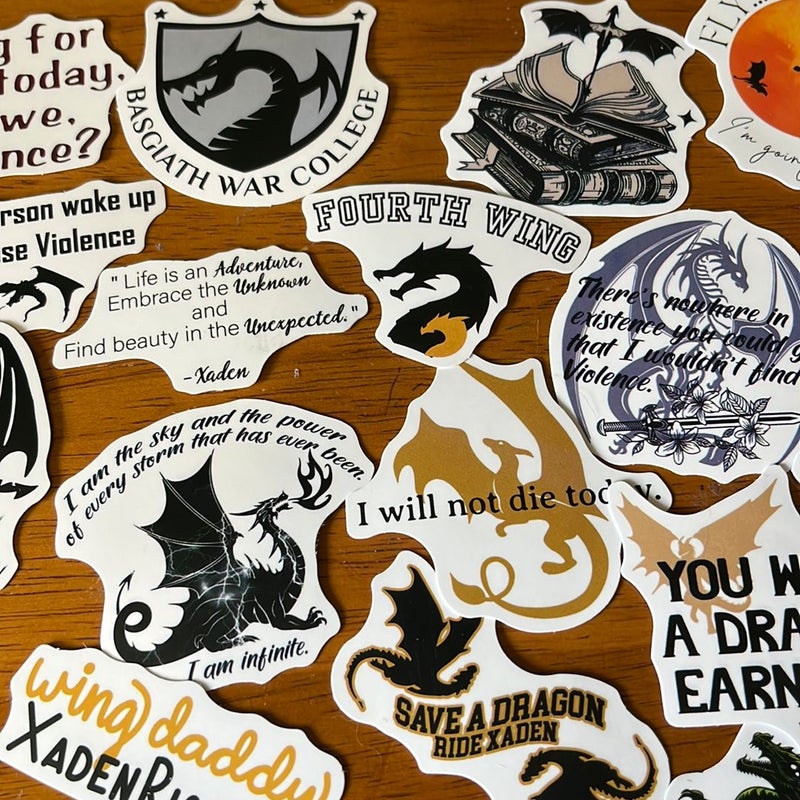 Fourth Wing Stickers