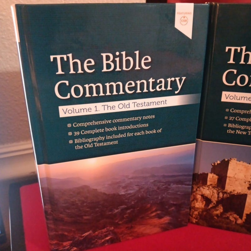 The Bible Commentary in 2 volumes Old & New Testament 