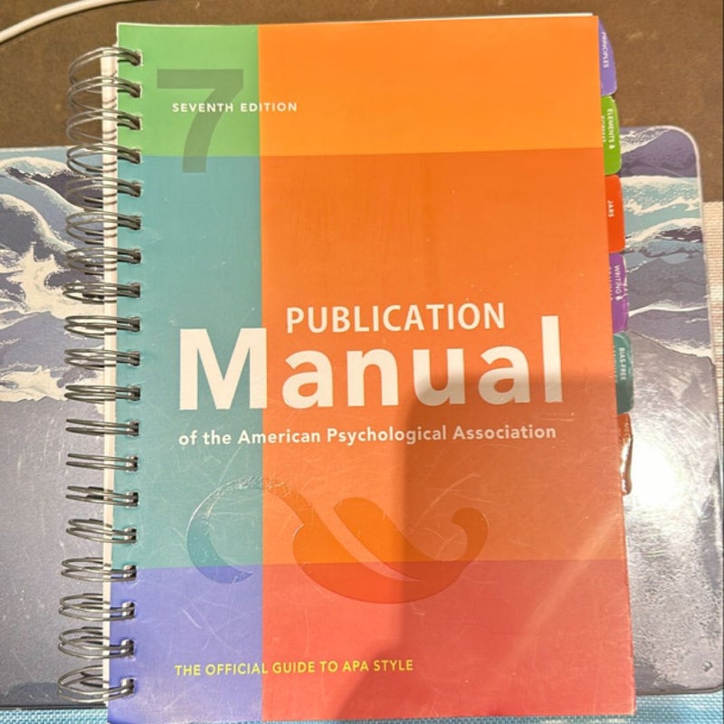 Publication Manual of the American Psychological Association