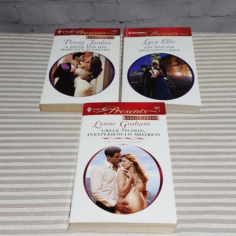 Harlequin Presents book lot