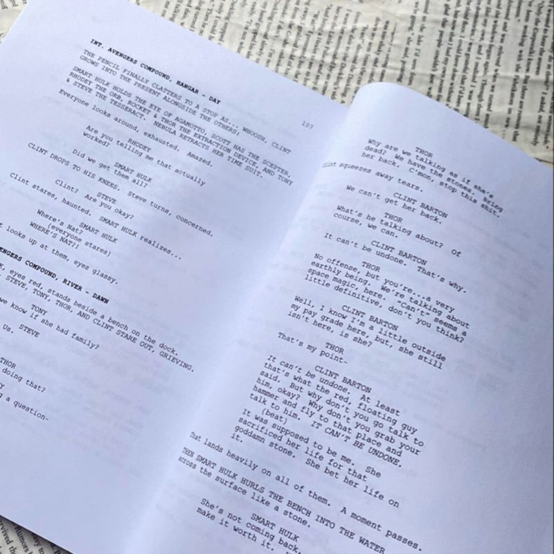 Avengers Endgame Script 