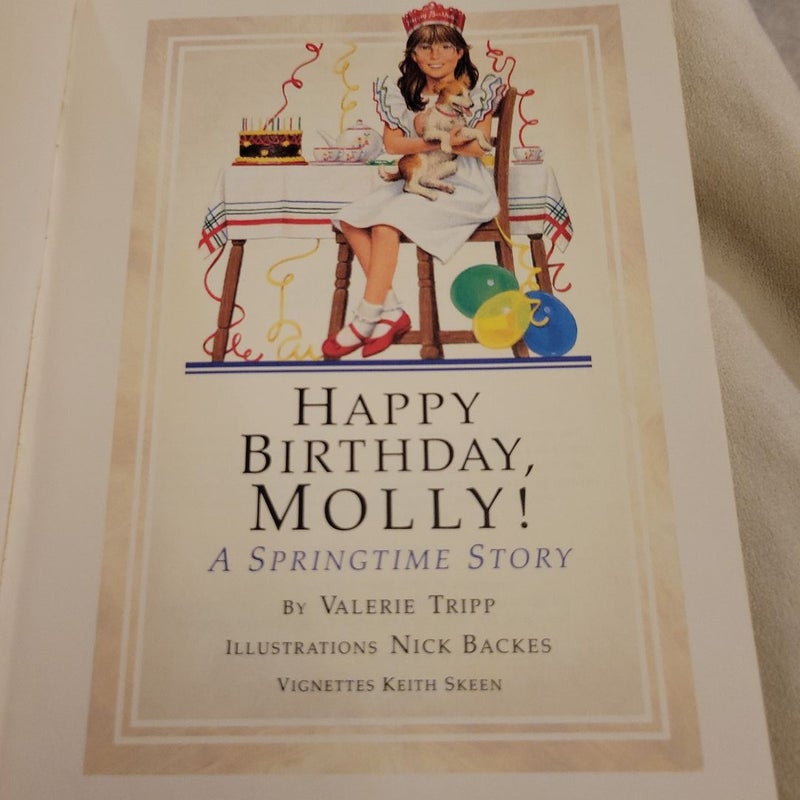American Girl Happy Birthday Molly Vintage First Printing