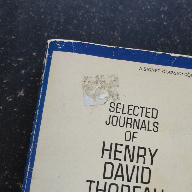 Selected journals of Henry David Thoreau
