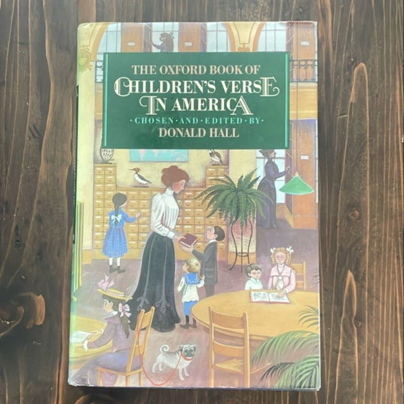 The Oxford Book of Children's Verse in America