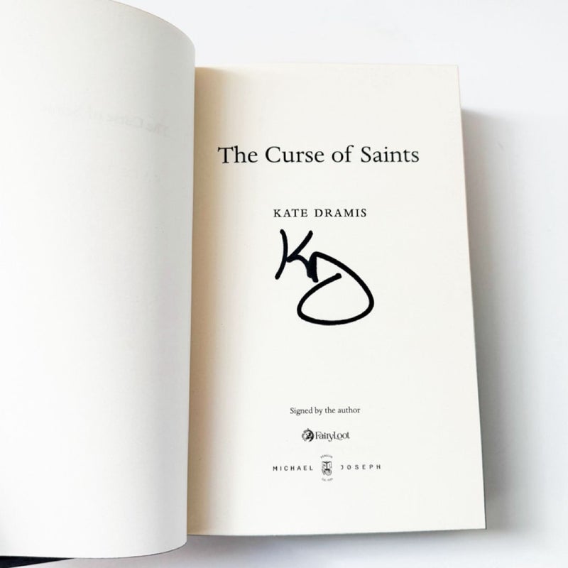 The Curse of Saints (SIGNED Fairyloot Exclusive Edition)