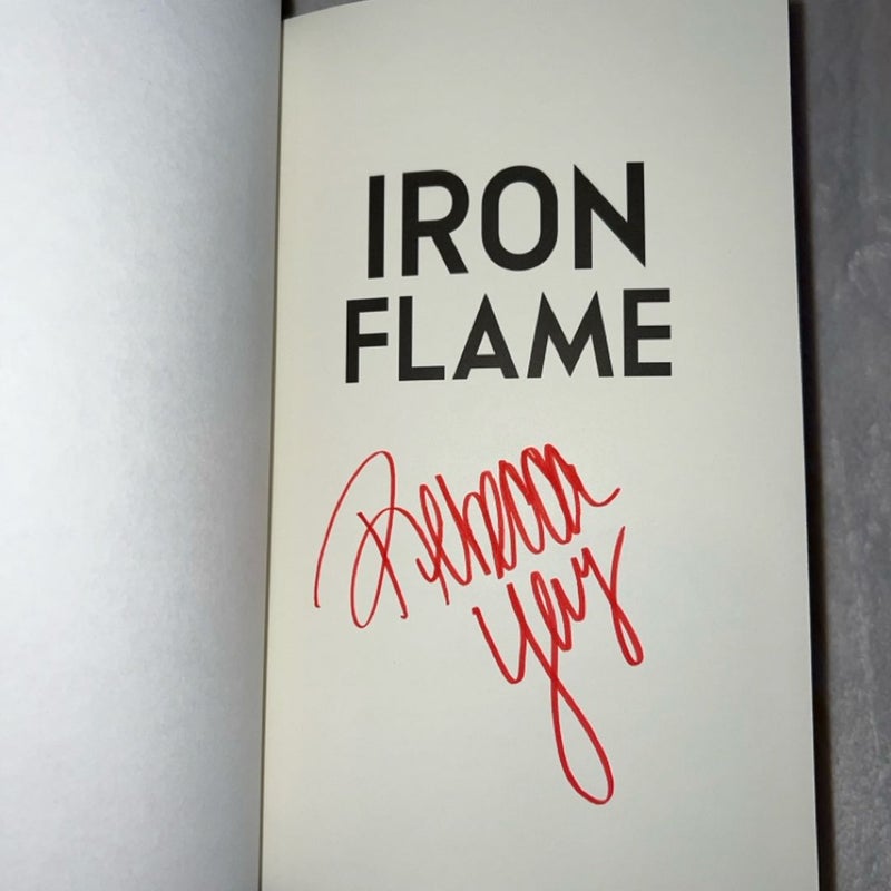 Iron Flame SIGNED COPY