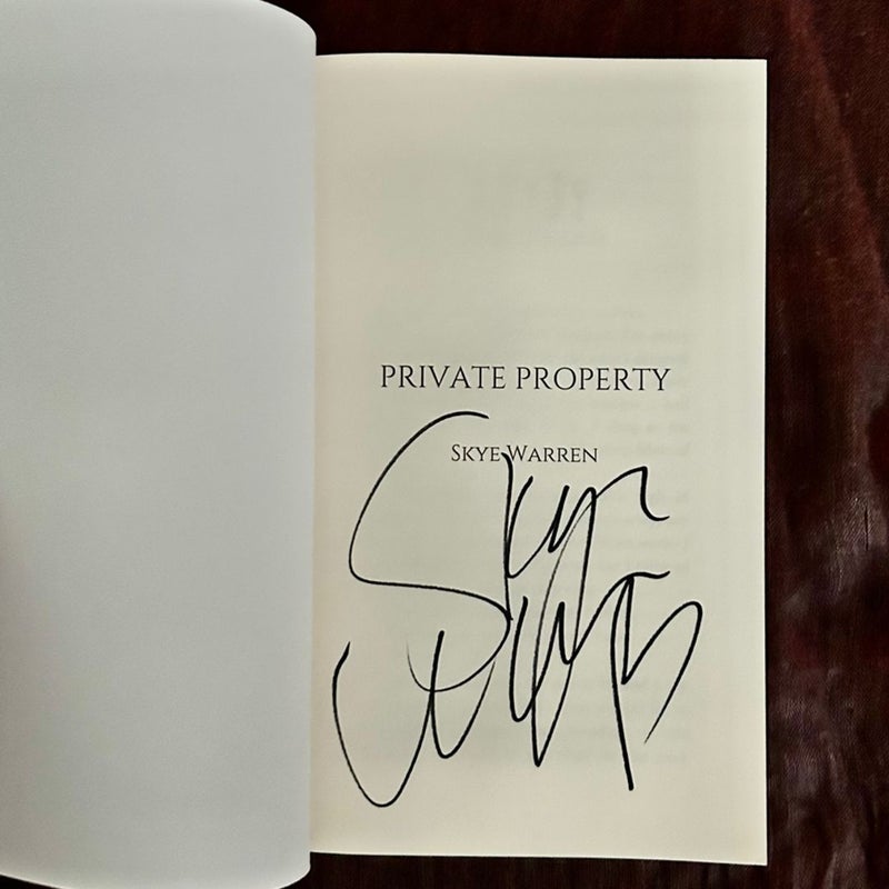Private Property (Signed) 