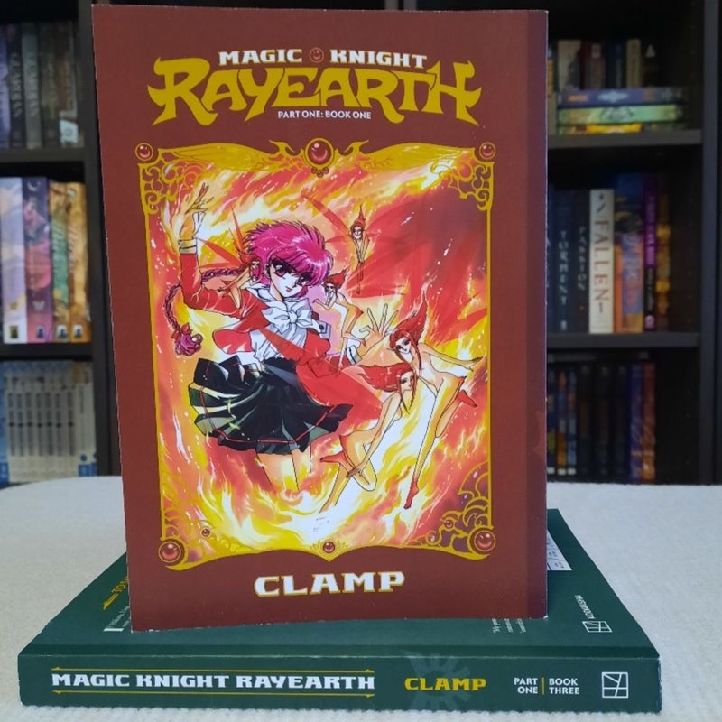 Magic Knight Rayearth part 1 book 1 & part 1 book 3