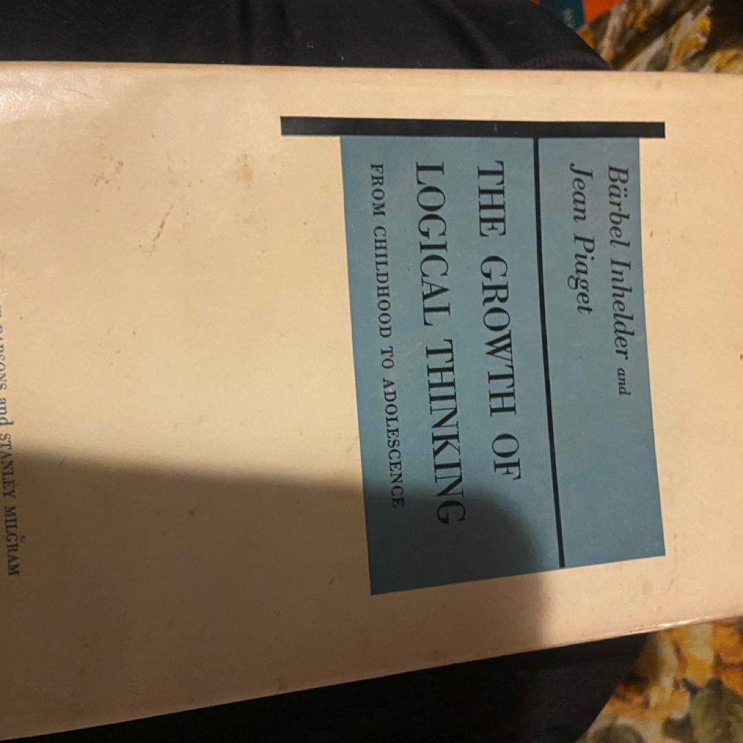 Growth of Logical Thinking