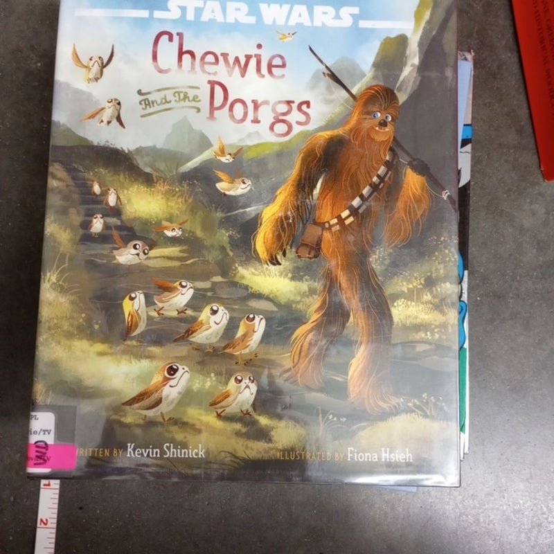 Star Wars: the Last Jedi Chewie and the Porgs