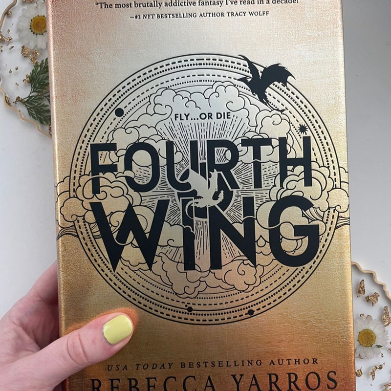 Fourth Wing - First Edition, Sprayed Edges by Rebecca Yarros, Hardcover ...