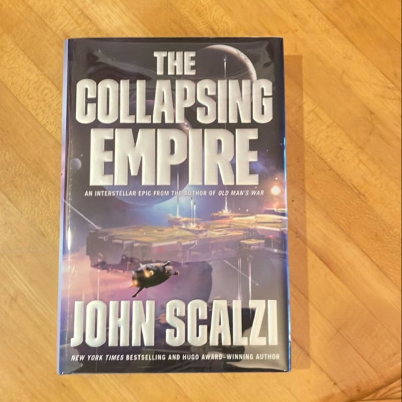 The Collapsing Empire (SIGNED and PERSONALIZED to Veronica)