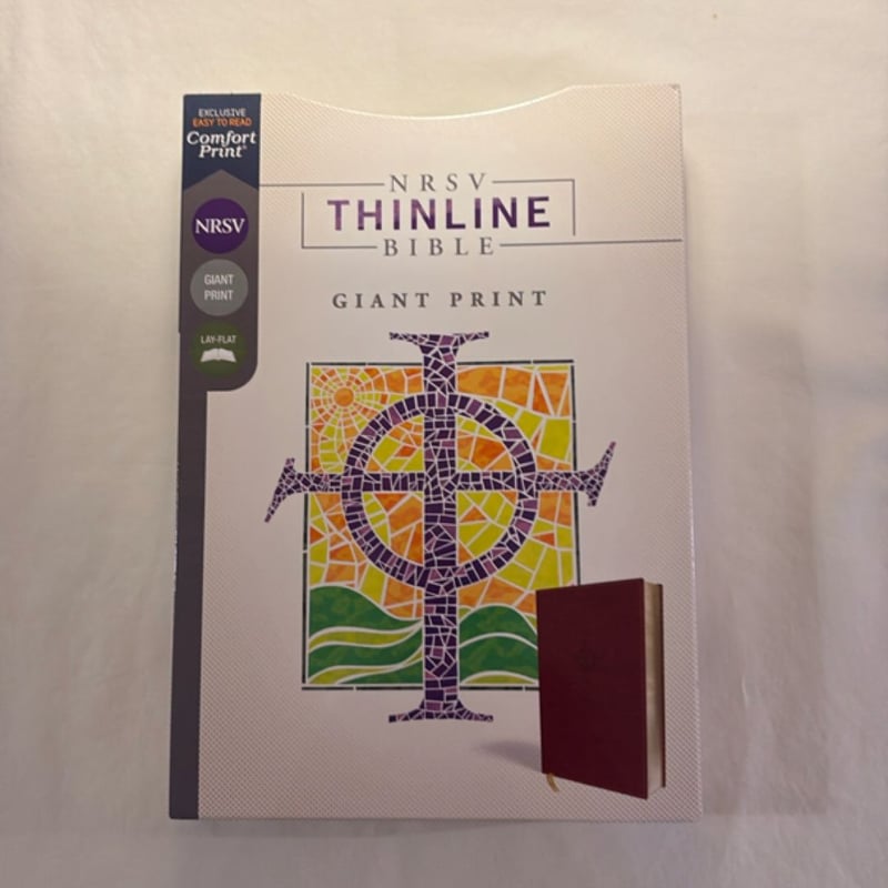 NRSV Thinline Bible [Burgundy, Giant Print]