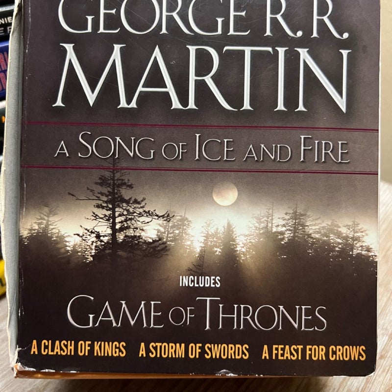 Game of Thrones Book set/ DVD Complete Season One set bundle!