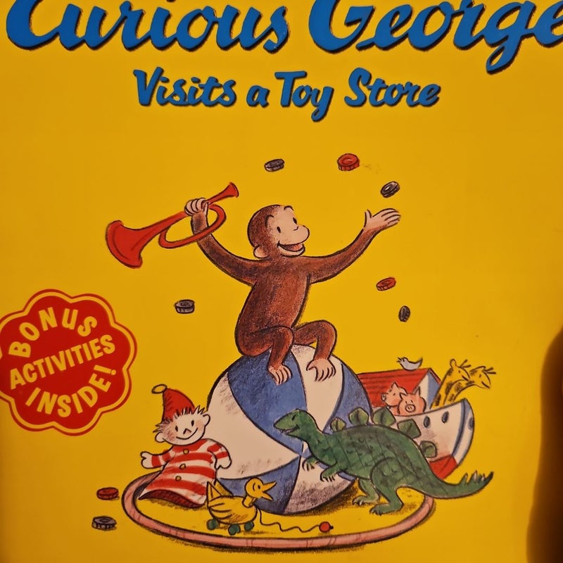 Curious George visits a toy store