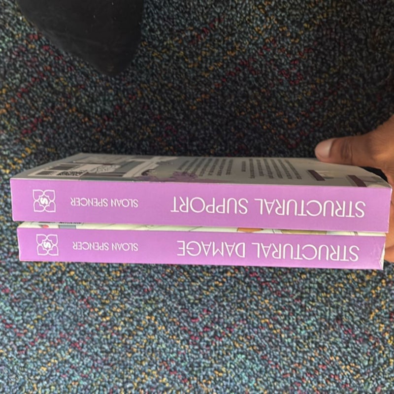 Structural Damage (BOTH BOOKS, BOTH SIGNED)
