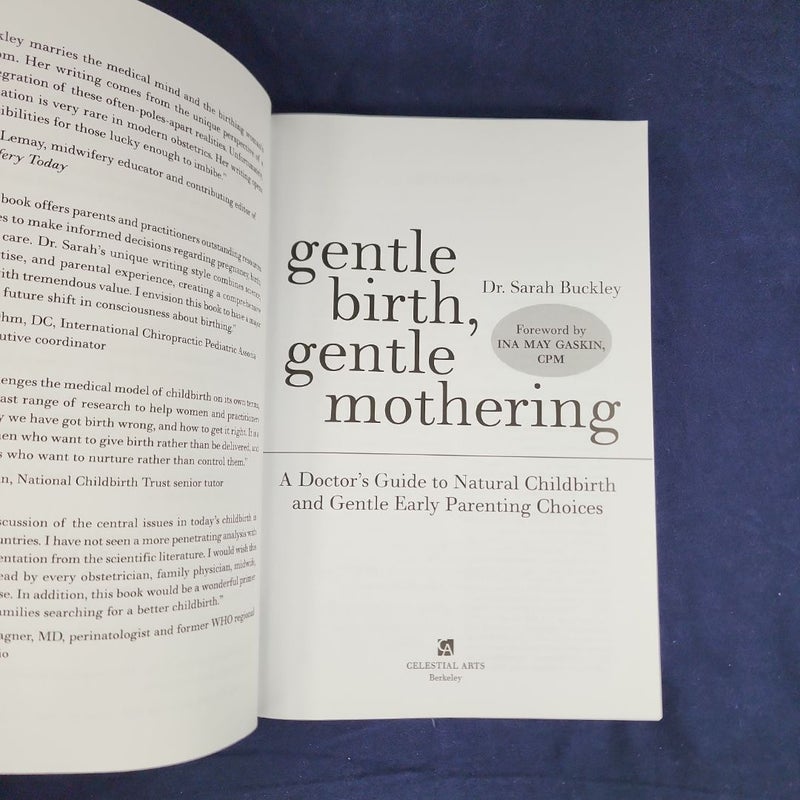 Gentle Birth, Gentle Mothering