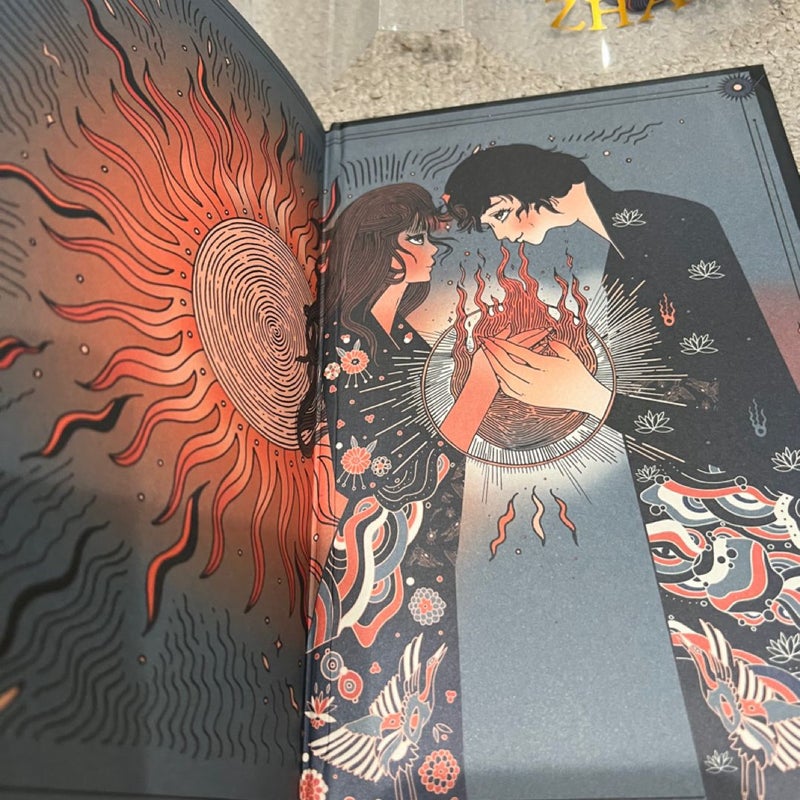 The bookish box of books Guardians of Dawn Zhara