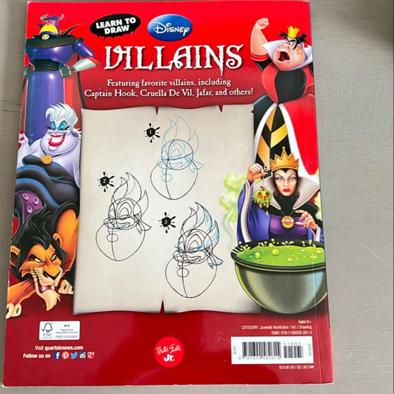 Learn to Draw Disney's Villains