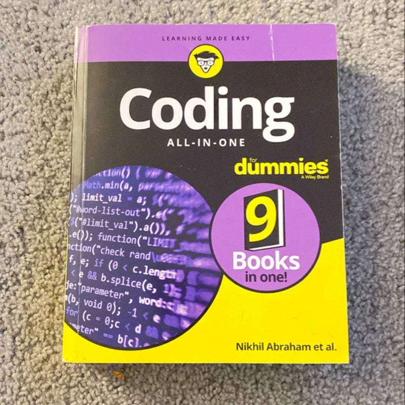 Coding All-In-One for Dummies