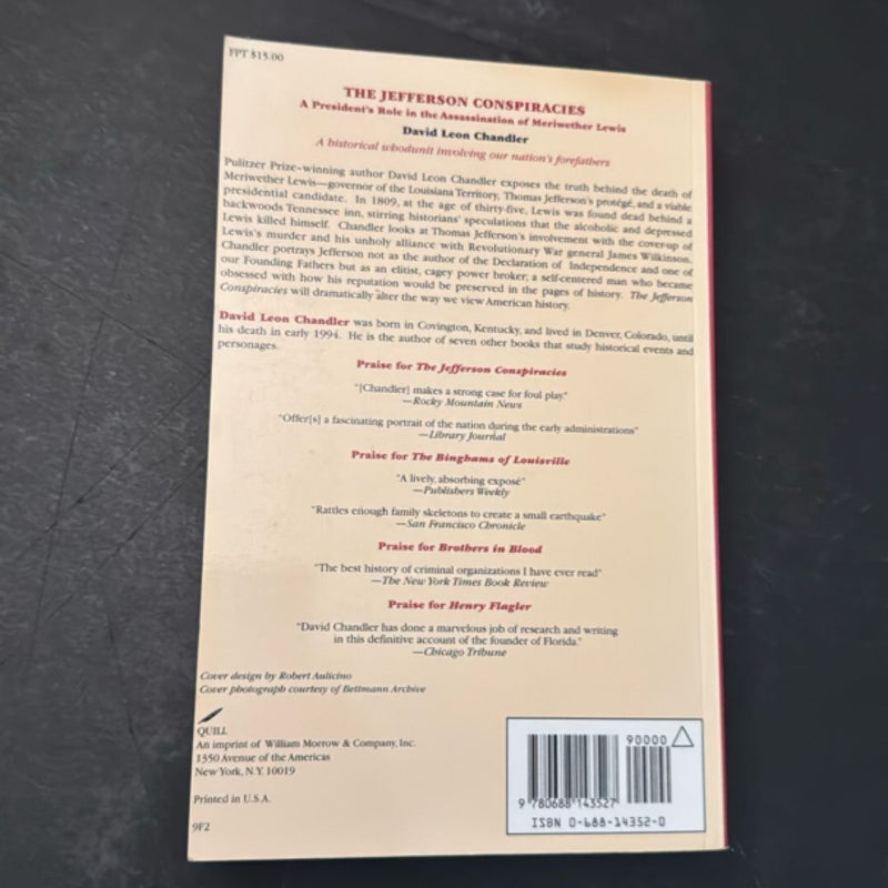 The Jefferson Conspiracies