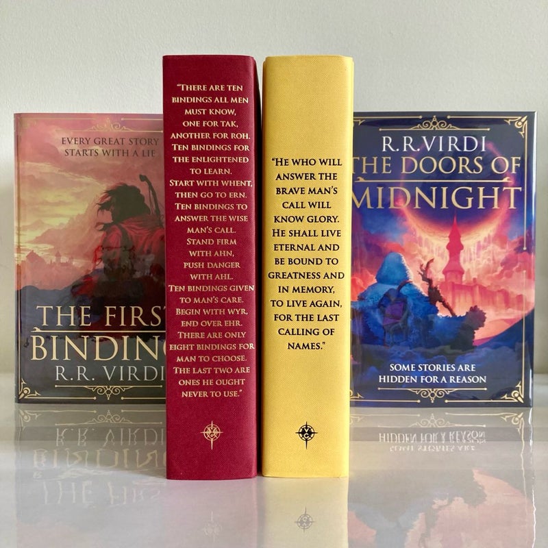 The Doors of Midnight & The First Binding • Broken Binding SIGNED No. 40 Match Set