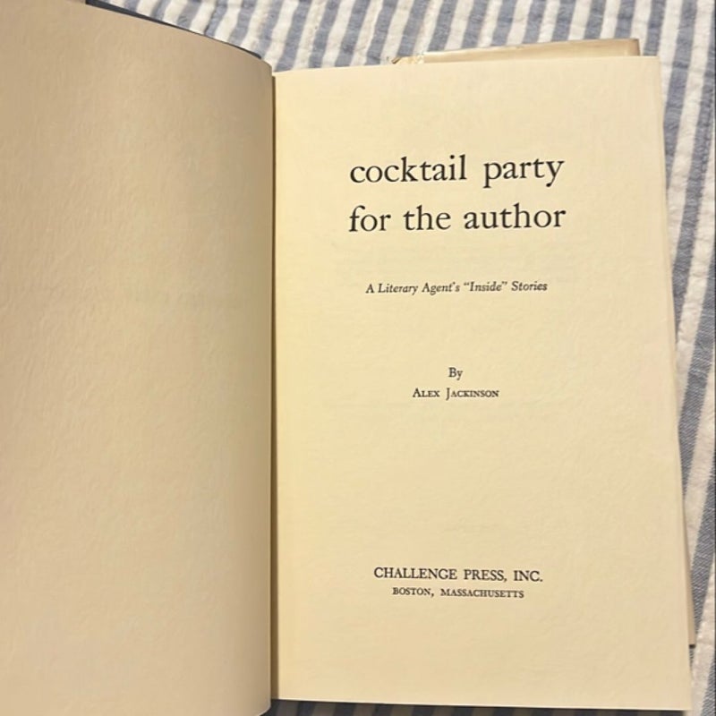Cocktail Party for the Author 