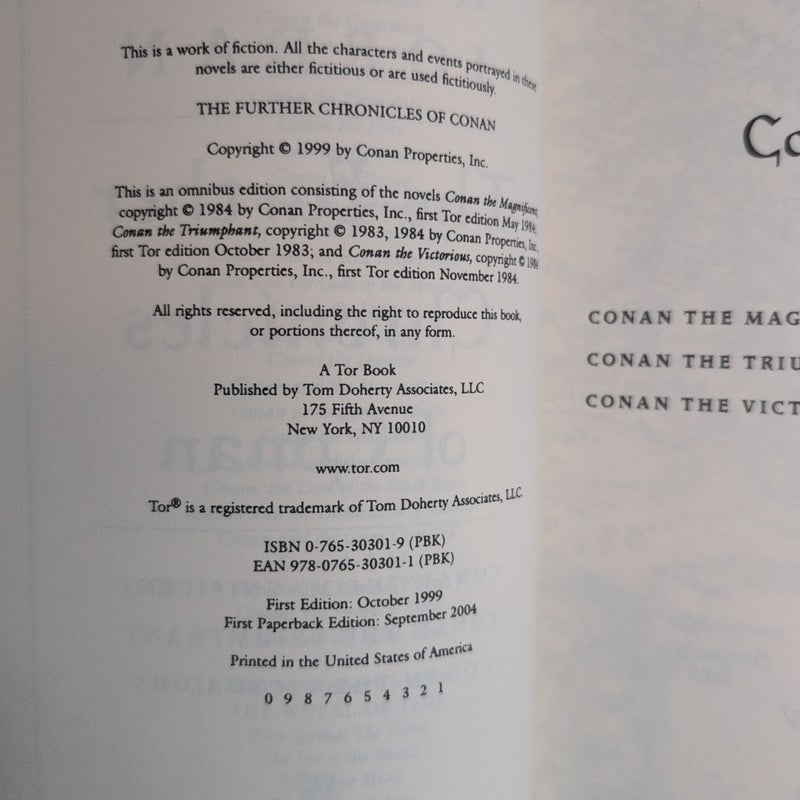 The Further Chronicles of Conan