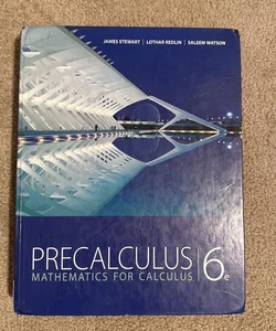 Mathematics for Calculus