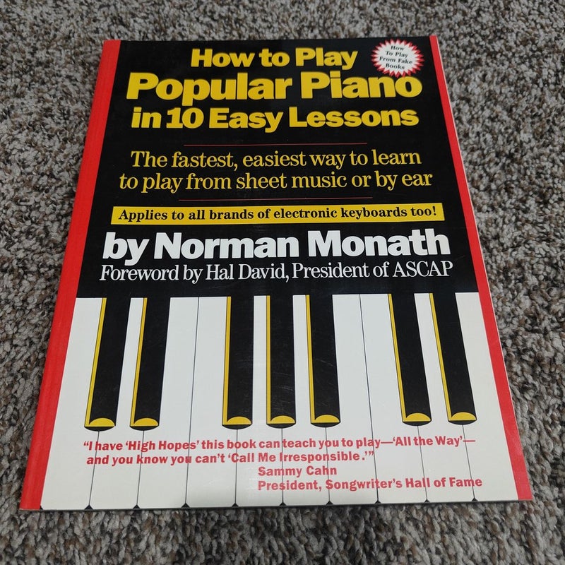 How to Play Popular Piano in 10 Easy Lessons