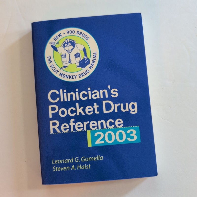Clinician's Pocket Drug Reference 2003