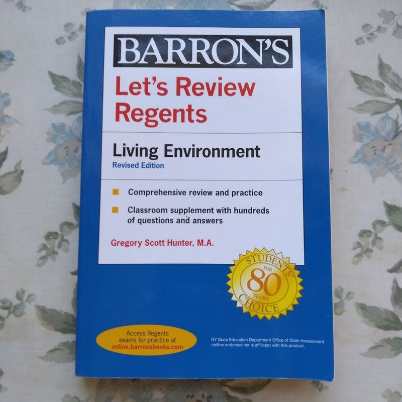 Let's Review Regents: Living Environment Revised Edition