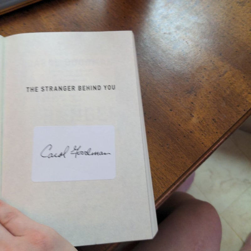The Stranger Behind You with signed book plate