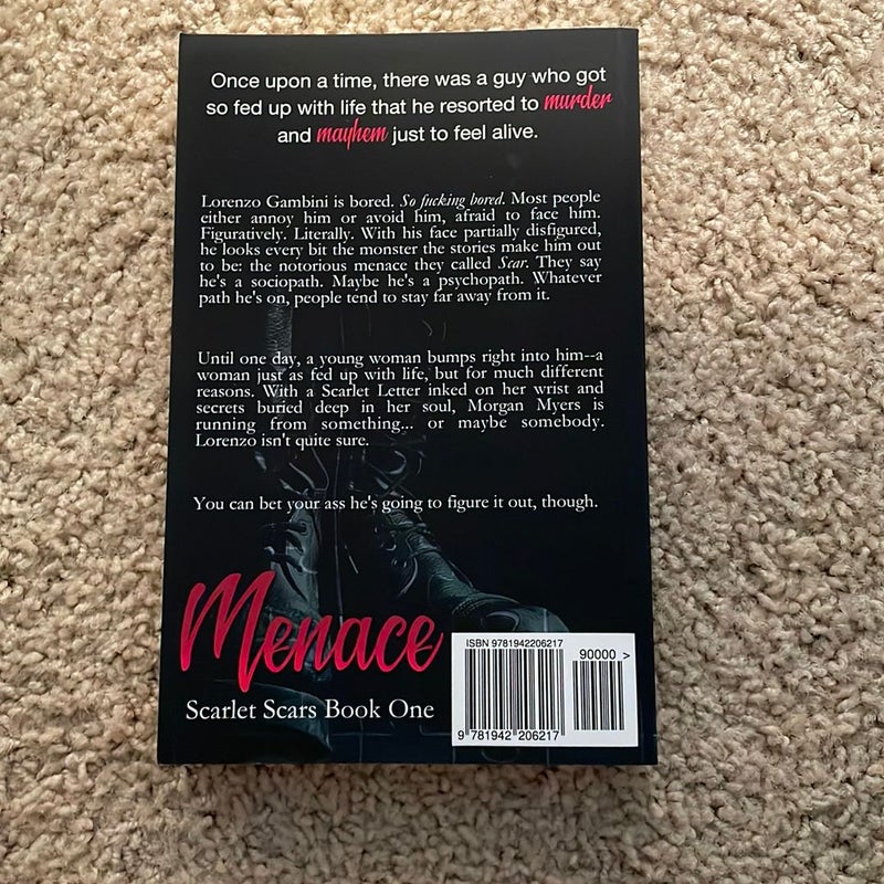 Menace (signed by the author)