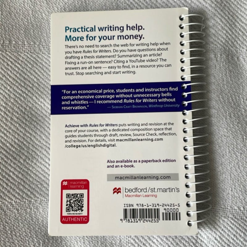 Rules for Writers