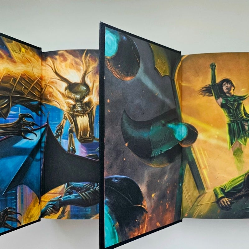 Iron Widow & Heavenly Tyrant SIGNED Xiran Jay Zhao Illumicrate Special Editions NEW