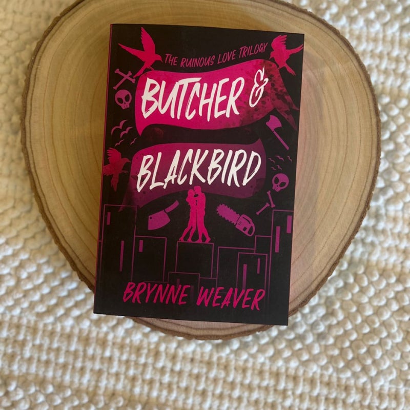 Butcher & Blackbird with sprayed edges 