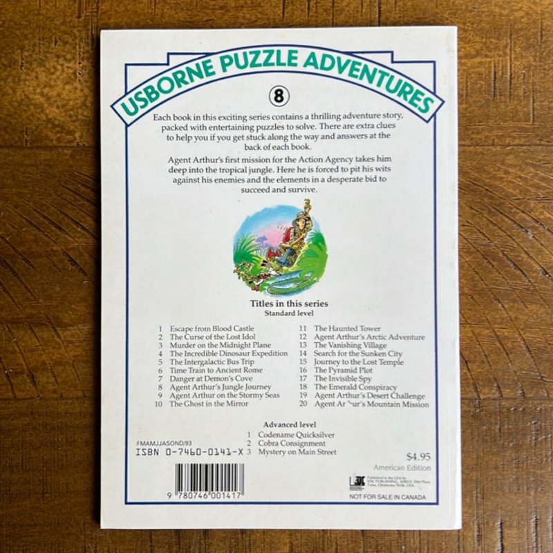 Agent Arthur's Jungle Journey by M. Oliver