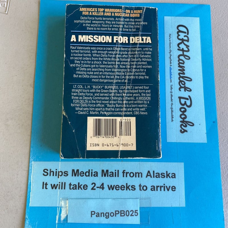 A Mission for Delta by L. H. Burruss, Paperback | Pangobooks
