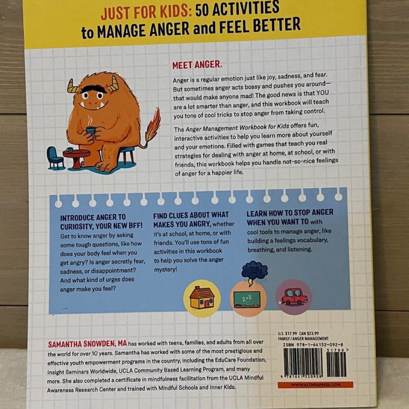 Anger Management Workbook for Kids