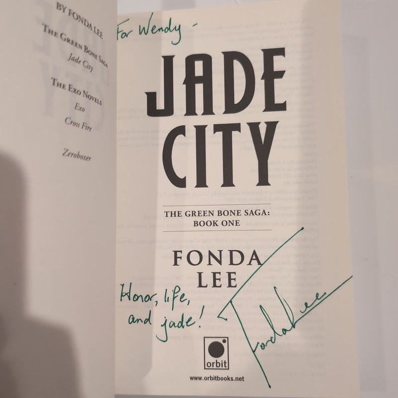 Jade City Signed 