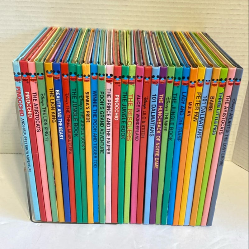 Disney’s Wonderful World of Reading 25 vol + 5 duplicates 