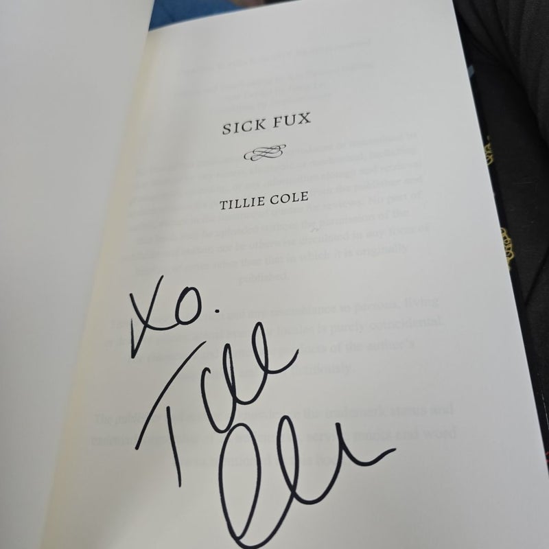Sick Fux*Signed Original*