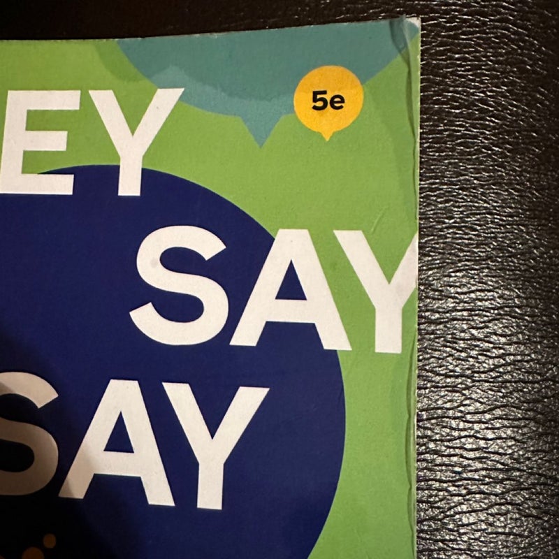 They Say / I Say with Readings
