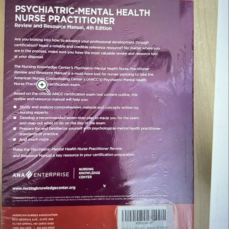 Psychiatric-Mental Health Nurse Practitioner Review and Resource Manual, 4th Edition