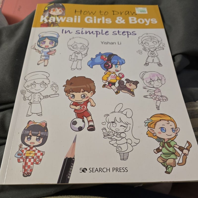 How to Draw Kawaii Girls and Boys in Simple Steps