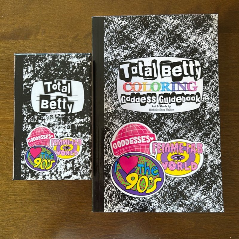 Total Betty Goddess deck and coloring guidebook