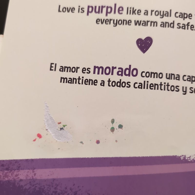 Amor de Colores (Lil' Libros) Bilingual Book English/Spanish