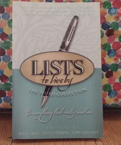 Lists to Live by: the Third Collection